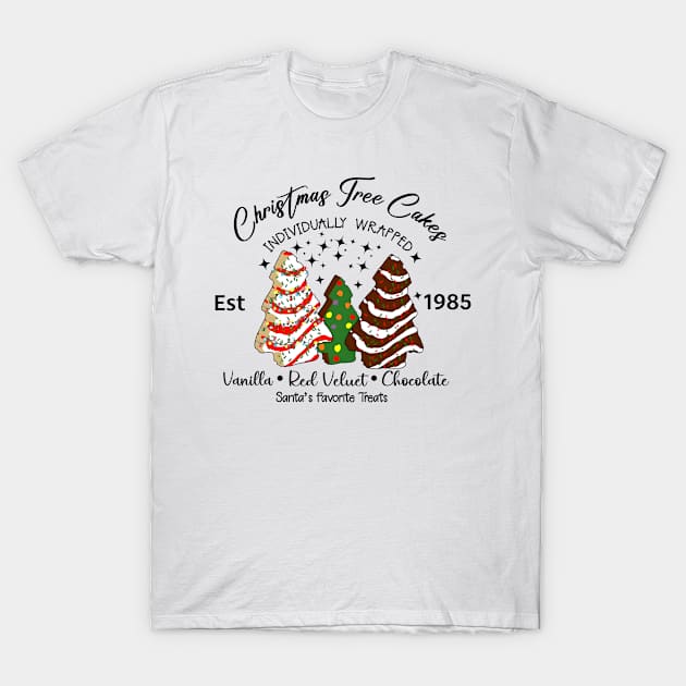 Christmas Tree Cakes Individually Wrapped T-Shirt by JanaeLarson